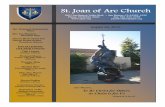 St. Joan of Arc Church Two ST. JOAN OF ARC CHURCH Dear Sisters and Brothers, We are far more dependent than we like to think. We think of ourselves as individualistic, independent,