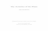 The Acoustics of the · PDF fileThe Acoustics of the Piano Juan Jos´e Burred Professional Conservatory of Music Arturo Soria, Madrid Revised version, September 2004 Translated by
