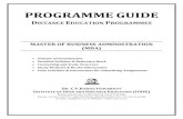 PROGRAMME GUIDE - Dr. C. V. Raman University Responsibility of ... McGregor’s XY Theory, Immaturity-Maturity Theory, Mayo’s Social Man ... M.P, Business Statistics, Sultan Chand