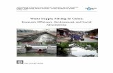 Water Supply Pricing In China - World Banksiteresources.worldbank.org/INTEAPREGTOPENVIRONMENT/Resource… · World Bank Analytical and Advisory Assistance (AAA) Program China: Addressing