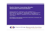 Early Home Learning Study Overview and outcomes Web viewEarly Home Learning Study: Overview and outcomes. ... from the Early Home Learning Study ... to participate in the study and