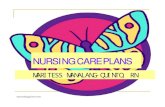 NURSING CARE PLANS - Weeblynursingtoday.weebly.com/uploads/1/4/4/9/1449018/ncp.pdf · Nursing Care Plan Known to be the “blueprint” of the nursing process Used to identify the