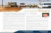 September 2015 powerlines - Power · PDF fileSeptember 2015 • Message from the CEO • We welcome Andrew McJannet ... • Great Client Service • Safety Slogans in this issue The