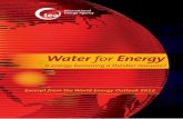 Excerpt from the World Energy Outlook · PDF fileOECD/IEA, 2012 502 World Energy Outlook 2012 | Special Topics Introduction Energy and water are valuable resources that underpin human
