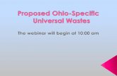 Karen Hale - Ohio EPAepa.ohio.gov/Portals/41/webinar/UWR OCAPP prz blue.pdf · NOTE: Comments and questions raised during this webinar will not be considered official comments to