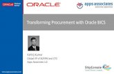Transforming Procurement with Oracle BICS - Cloud · PDF fileTransforming Procurement with Oracle BICS ... Assess Deploy Integrate Train Support Optimize ... Business Intelligence