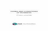 PTP Terms and  · PDF filePELABUHAN TANJUNG PELEPAS SDN BHD ("PTP") TERMS AND CONDITIONS OF BUSINESS PTP is licensed by the Johor Port Authority to
