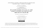 FUNDAMENTALS OF ORGANIZATIONAL BEHAVIOURtestbank360.eu/sample/solution-manual-fundamentals-of... · This Instructor s Resource Manual to support Fundamentals of Organizational Behaviour,