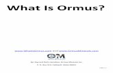 What Is Ormus?whatisormus.com/whatisormus.pdf · Page | 3 Chapter 1 What Is Ormus? Thank you for taking the time to read our Guide concerning a truly remarkable substance that has