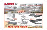 Interlocking Concrete Block Forms - Leonard Marr,leonardmarrinc.com/images/Full_Brochure.pdf · Interlocking Concrete Block Forms-°¥>zpw°® P ¨®O®,>Yz¸¨® P ¨®O ...