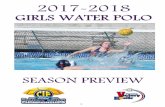 GIRLS WATER POLO - CIF Southern Section - CIF-SS · PDF file2 to: cif southern section girls’ water polo coaches from: kristine palle, assistant commissioner date: october 2017 (updated