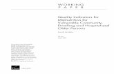 Quality Indicators for Malnutrition for Vulnerable ... · PDF fileMalnutrition for Vulnerable Community-Dwelling and Hospitalized ... Academy of Family ... Developing quality indicators