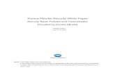 Konica Minolta Security White Paper - Business Products · PDF fileKonica Minolta Security White Paper Security Basic Policies and Technologies Provided by Konica Minolta. Version