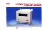 INSTRUMENTS Continuous monitoring for HCFC's and IPA · PDF file(red) Buzzer window Reset switch for buzzer Cable hole Model RI-255 consists of two versions. HCFC's use (type A) with