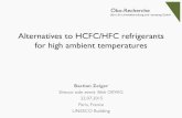 Alternatives to HCFC/HFC refrigerants for high ambient temperatureshydrocarbons21.com/files/686_04_Zeiger.pdf · Alternatives to HCFC/HFC refrigerants for high ambient temperatures