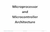 Microprocessor and Microcontroller Architecturecs.hadassah.ac.il/staff/martin/embedded/slide03-1.pdf · Embedded Systems — Hadassah College — Spring 2012 Processor Architecture