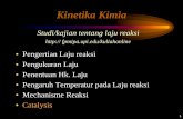 Kinetika Kimia - file.upi.edufile.upi.edu/...KIMIA/.../Kinetika/Kinetika_1_Web5_Updated_2007.pdf · 1 •Pengertian Laju reaksi •Pengukuran Laju •Penentuan Hk. Laju •Pengaruh
