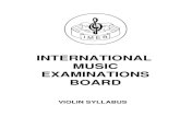 INTERNATIONAL MUSIC EXAMINATIONS BOARD Syllabus and Tech Work.pdf · INTERNATIONAL MUSIC EXAMINATIONS BOARD ... (ed) (Boosey & Hawkes: piano accomp. published separately) List 2 ...
