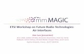 ETSI Workshop on Future Radio Technologies: Air Interfaces · PDF fileETSI Workshop on Future Radio Technologies: Air Interfaces Jian Luo (presenter) ... KPI’s and design principles,