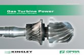 Gas Turbine Power - Kinsley Group Turbine Brochure.pdf · Gas Turbine Power CompaCt, EffiCiEnt, REliablE ... • Lube oil tank heater ... synthetic gas, etc. • Oil System Options