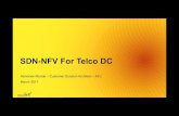 SDN-NFV For Telco DC -  · PDF fileSDN-NFV For Telco DC Abhishek Mande – Customer Solution Architect – APJ March 2017