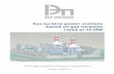 Gas turbine power stations based on gas turbines rated at ... · PDF fileGas turbine engine parts Compressor – Axial, 11 stages, variable IGV and variable guide vanes assemblies
