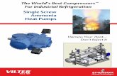 The World’s Best Compressors TM ... - Reftech Refrigerationreftech-refrigeration.dk/Downloads/Compressors/Vilter single screw... · Compressor Model A scavenging heat pump system