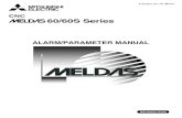 MELDAS is a registered trademark of Mitsubishi Electric ... · PDF filePREFACE This manual is the alarm/parameter guide required to use the MELDAS60/60S Series. This manual is prepared