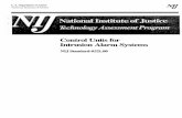 Control Units Intrusion Alarm Systems - NCJRS · PDF fileThis document, NU Standard-0321.00, Control Units for Intrusion Alarm Systems, is an equipment standard developed by the Law