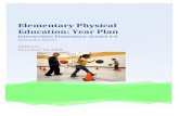 Elementary Physical Education: Year Plan - … …  · Web viewElementary Physical Education: Year Plan. Intermediate ... social behavior that respects self and others in physical