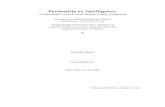 Personality vs. Intelligence - Worcester Polytechnic Institute · PDF filePersonality vs. Intelligence: A literature review and future study proposal An Interactive Qualifying Project