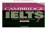 Cambridge Practice Tests for IELTS 1 - WELCOME IGCSE · PDF fileCambridge Practice Tests for IELTS 1 Vanessa Jakeman ... likely to meet in English speaking study ... To accompany the
