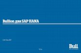 Bullion for SAP Hana - atos.net · PDF fileDetect critical signals from 100 PBS of data in eBay EDW ... SAP INTEGRATION CERTIFICATION SAP SE bullion S16 BULL SAS SAP SAP SAP O' the