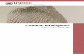Criminal Intelligence: Manual for  · PDF fileCriminal Intelligence Manual for Analysts UNITED NATIONS OFFICE ON DRUGS AND CRIME Vienna United nations new York, 2011