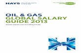 OIL & GAS GLOBAL SALARY GUIDE 2013 - Hays plcog/@content/documents/...OIL & GAS GLOBAL SALARY GUIDE 2013 Global salaries and recruiting trends.