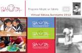 Program Adopt a Talent Virtual Educa,Suriname · PDF fileVirtual Educa,Suriname 2012 . ... PAUT. PAUTAA Scientific . ... particular resulta de la aplicación de una o más aptitudes