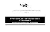 CXC CSEC Principles of Business (POB) syllabus -  · PDF fileGUIDELINES FOR THE CONDUCT OF THE SCHOOL-BASED ASSESSMENT IN . PRINCIPLES OF BUSINESS ... A Multiple Choice