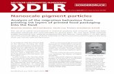 Nanoscale pigment particles - · PDF fileThema des Monats 1 Sonderdruck aus: DLR | April 2013 « In accordance with the second draft of the German Printing Ink Ordi-nance, nanomaterials