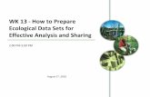 WK 13 -How to Prepare Ecological Data Sets for Effective ... nbsp;· WK 13 -How to Prepare Ecological Data Sets for Effective ... WK 13 -How to Prepare Ecological Data Sets for Effective