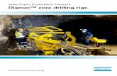 Atlas Copco Exploration Products Diamec™ core drilling · PDF fileDiamec core drilling rigs – the latest in exploration technology At home above or below ground The compact size