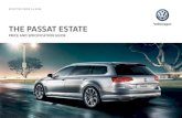 THE PASSAT ESTATE - Volkswagen UKorigin.volkswagen.co.uk/assets/common/pdf/pricelists/passat-estate... · 01 – the passat estate effective from 0 month 2013. vat is calculated at