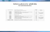 Mitsubishi (MHI) Contents - · PDF fileMitsubishi (MHI) Contents Turbo Model Catalogue Contents Page No. Notes UpdatedMHI to Melett Cross Reference 1 TF035 Applications List 7 TF035