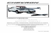 Chevron Renegade Model 408 V&T [OMW0408I] · PDF fileChevron's obligation under this warranty, statutory or otherwise, is limited to the repair or replacement at the Chevron factory,