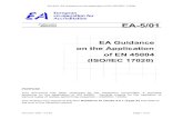 EA Guidance on the Application of EN 45004 (ISO/IEC · PDF fileEA-5/01. EA Guidance on the application of EA (ISO/IEC 17020) December 2003– rev.03 Page 4 of 22 0 INTRODUCTION EN45004