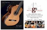 The 15th New York Guitar Seminar at Mannes Mannes School ...static1.squarespace.com/static/50edc4a4e4b0731a... · Guitar Seminar at Mannes Mannes School of Music New York City ...