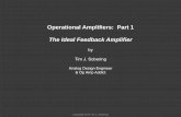 Operational Amplifiers: Part 1 The Ideal Feedback Amplifier · PDF fileAnd so the Operational Amplifier was bornbut there was still a long way to go