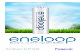 Catalogue 2015-2016 - panasonic- · PDF fileOther non ready to use rechargeable batteries While other non ready to use rechargeable batteries lose their charge over time, PANASONIC’s