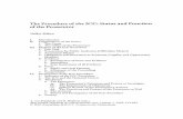 The Procedure ofthe ICC: Status and Function ofthe · PDF fileThe Procedure ofthe ICC: Status and Function ofthe Prosecutor Volker Riiben ... dure in criminal matters and, by implication,