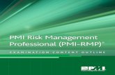Risk Management Professional Exam Outline - PMI nbsp;· Project Management Institute PMI Risk Management Professional (PMI-RMP)® Exam Content Outline
