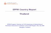 EPPM C t R tEPPM Country Report Thailand - CCOP Country Report_Thailand.pdf · EPPM C t R tEPPM Country Report Thailand ... Phuhorm U1 U23 U4 Bongkot Arthit JDA ... Unloading Unit